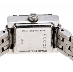 Gucci Brown Stainless Steel G Frame 128.5 Women's Wristwatch 14MM