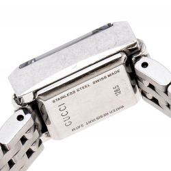Gucci Brown Stainless Steel G Frame 128.5 Women's Wristwatch 14MM