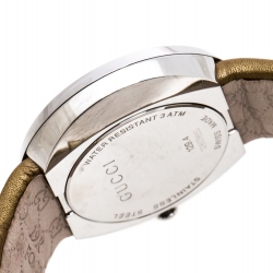 Gucci Silver Stainless Steel U-Play 129.4 Women's Wristwatch 35 mm