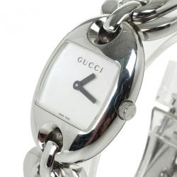 Gucci 121.5 MOP SS Marina Chain Womens Wristwatch 26 MM