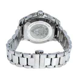 Pre Owned Gucci White Stainless Steel Dive 136.4 Women's Wriswatch 32 mm