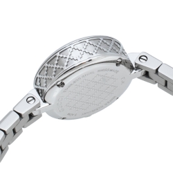 Pre Owned Gucci Mother Of Pearl Stainless Steel Diamantissima YA141503 Women's Wristwatch 22 mm