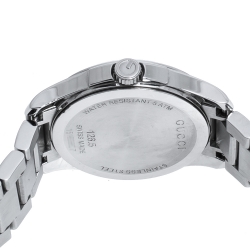 Pre Owned Gucci Grey Stainless Steel G-Timeless 126.4 Women's Wristwatch 27 mm