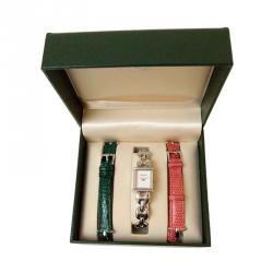 Gucci White Stainless Steel 1800L Women's Wristwatch 18MM