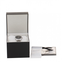 Gucci Black Stainless Steel G-Timeless YA1264154 Women's Wristwatch 36 mm 