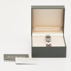 Pre Owned Gucci Black Stainless Steel 2305L Women's Wristwatch 17 mm