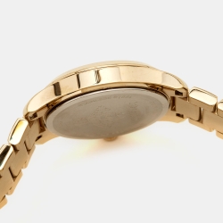 Gucci Silver Gold Plated Stainless Steel G-Timeless YA126576 Women's Wristwatch 27 mm