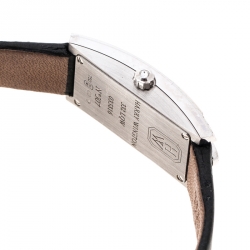 Pre Owned Harry Winston Mother of Pearl Diamond 18k White Gold 332LQW Women's Wristwatch 15MM