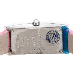 Harry Winston Mother of Pearl 18k White Gold Diamond 332LQW Women's Wristwatch 15 mm