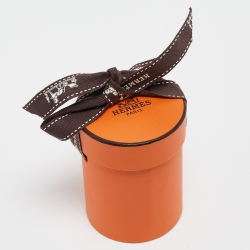 مملوكة مسبقًا Hermès Blue Precious Paradise Silk Twilly 