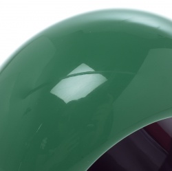 Pre Owned Hermes Green & Purple Dune Bois Laqué Wide Bangle Bracelet