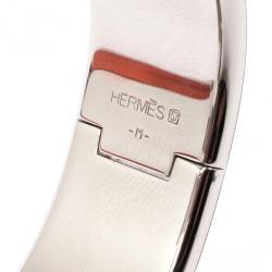 Pre Owned Hermes Red Clic H Bracelet PM