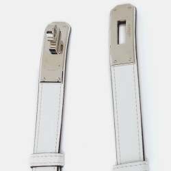 Pre Owned حزام هيرمس كيلي جلد ابسوم وردي 