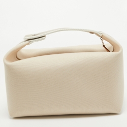 Pre Owned Hermes Natural Canvas Large Bride-a-Brac Pouch