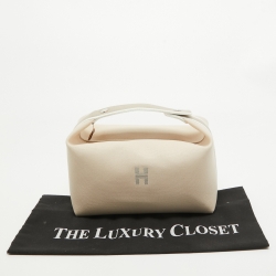 Pre Owned Hermes Natural Canvas Large Bride-a-Brac Pouch