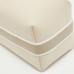 Pre Owned Hermes Natural Canvas Large Bride-a-Brac Pouch