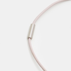 Pre Owned Hermes H Equipe Horn Leather Pendant Necklace