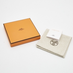 Pre Owned Hermes H Equipe Horn Leather Pendant Necklace