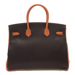Hermes Bi-Color Togo Leather Made To Order Birkin 35