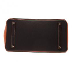 Hermes Bi-Color Togo Leather Made To Order Birkin 35