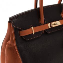 Hermes Bi-Color Togo Leather Made To Order Birkin 35