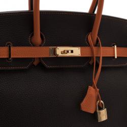 Hermes Bi-Color Togo Leather Made To Order Birkin 35