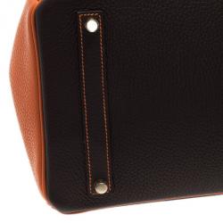 Hermes Bi-Color Togo Leather Made To Order Birkin 35