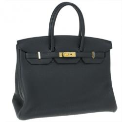 Hermes Black Togo Birkin 35