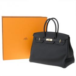 Hermes Black Togo Birkin 35