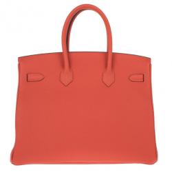 Hermes Geranium Birkin Bag 35