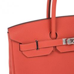 Hermes Geranium Birkin Bag 35