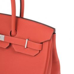 Hermes Geranium Birkin Bag 35