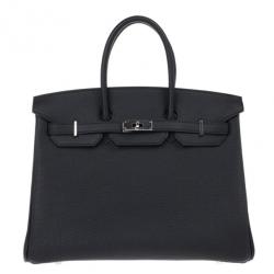 Hermes Black Togo Leather Birkin 35