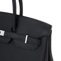 Hermes Black Togo Leather Birkin 35