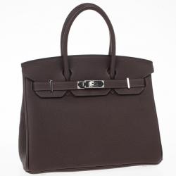 Hermes Cacao Togo Birkin 30 