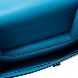 Pre Owned Hermes Lagon Leather Mini Palladium Hardware Constance Bag