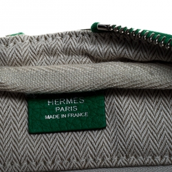 Hermes Bamboo Clemence Leather Victoria II Bag
