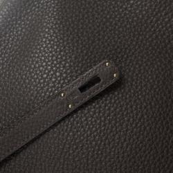 Hermes Birkin 40cm Togo Leather Darkbrown Handbag with Silver Hardware