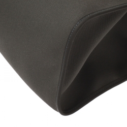 Pre Owned Hermes Khaki Green/Black Leather and Canvas Herbag Zip 39 Bag