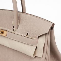 Hermes Etoupe Togo Birkin 35cm