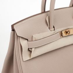 Hermes Etoupe Togo Birkin 35cm