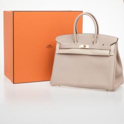 Hermes Etoupe Togo Birkin 35cm