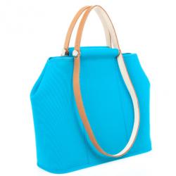 مملوكة مسبقًا Hermes Canvas Cabag Blue Elan