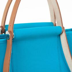 مملوكة مسبقًا Hermes Canvas Cabag Blue Elan