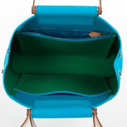 مملوكة مسبقًا Hermes Canvas Cabag Blue Elan