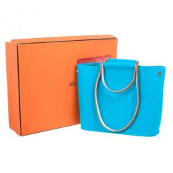 مملوكة مسبقًا Hermes Canvas Cabag Blue Elan