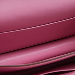 Pre Owned Hermes Bubblegum Epsom Leather Palladium Plated Hardware Constance 18 Bag