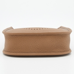 Pre Owned Hermes Beige De Weimar Taurillon Maurice Leather Evelyne TPM Bag