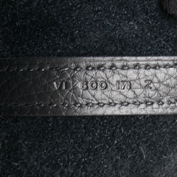 Pre Owned Hermes Noir Taurillon Clemence Leather Picotin Lock 22 Bag