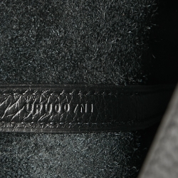 Pre Owned Hermes Noir Taurillon Clemence Leather Monochrome Picotin Lock 22 Bag